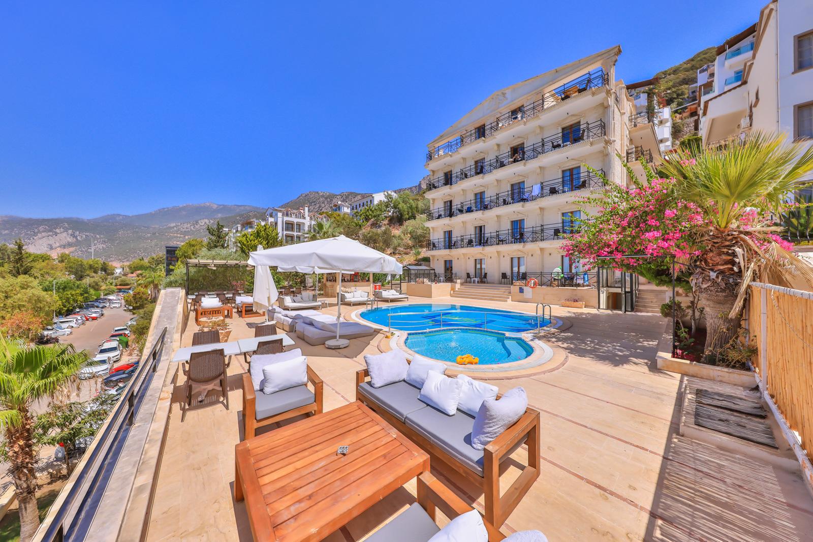 Hera Hotel Kas Bagian luar foto
