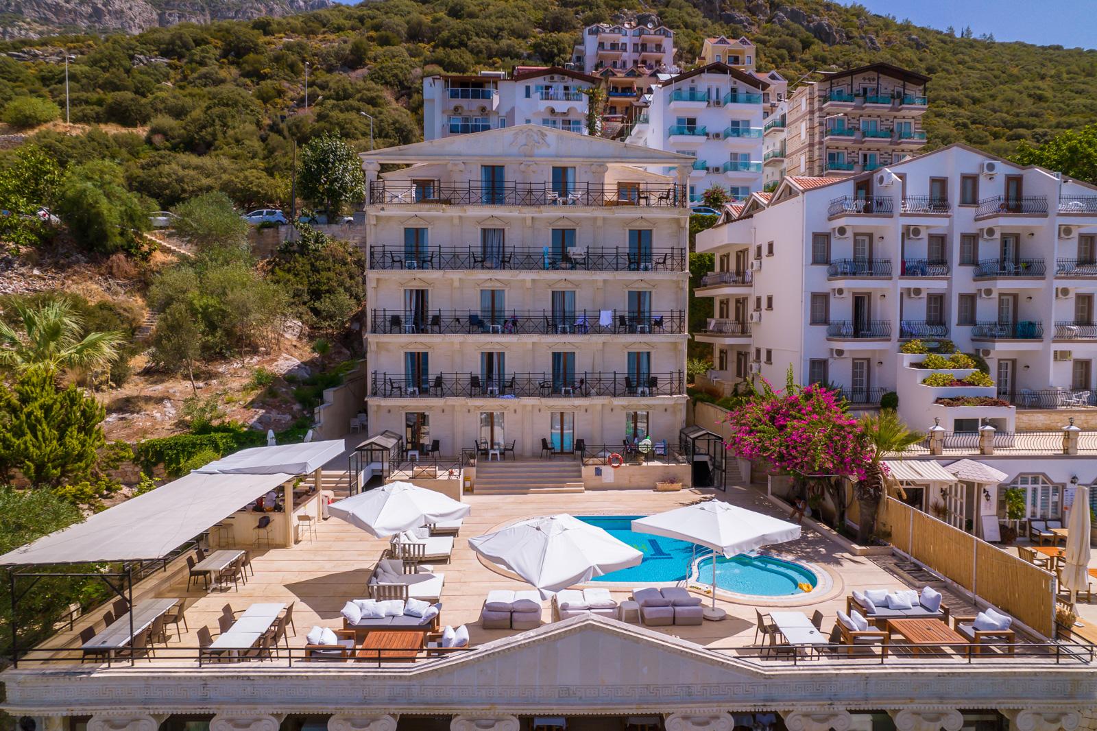 Hera Hotel Kas Bagian luar foto