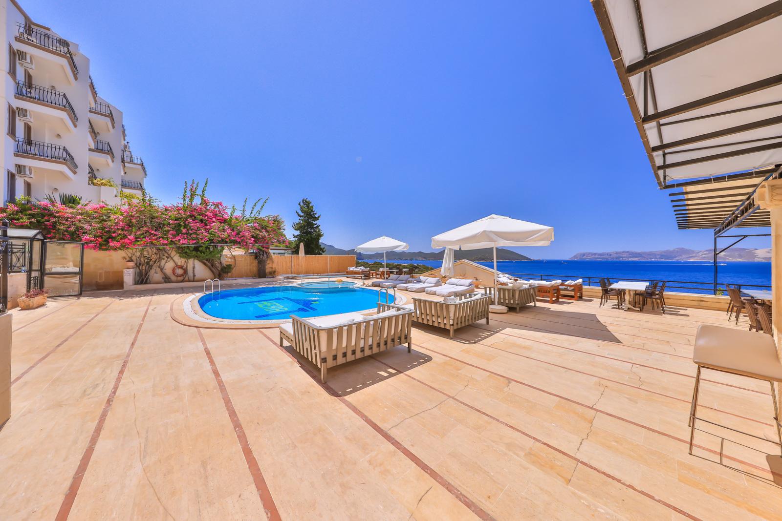 Hera Hotel Kas Bagian luar foto